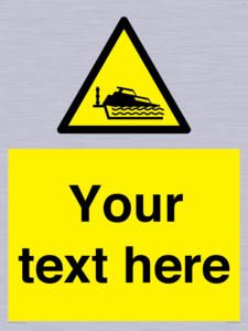 Custom warning grounding cruiser on lock cill